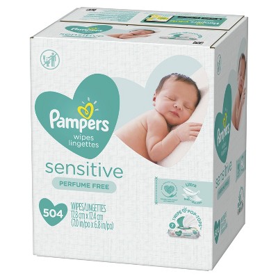 target pampers sensitive wipes