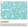 Unique Bargains Cotton Floral Pattern Vintage Lace Absorbent Coasters 4 Pcs 4.13" - 4 of 4