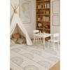 Rug Branch Kids Soft Steps PlaytimeStriped Colorful Rainbow Indoor Soft Area Rug - 3 of 4