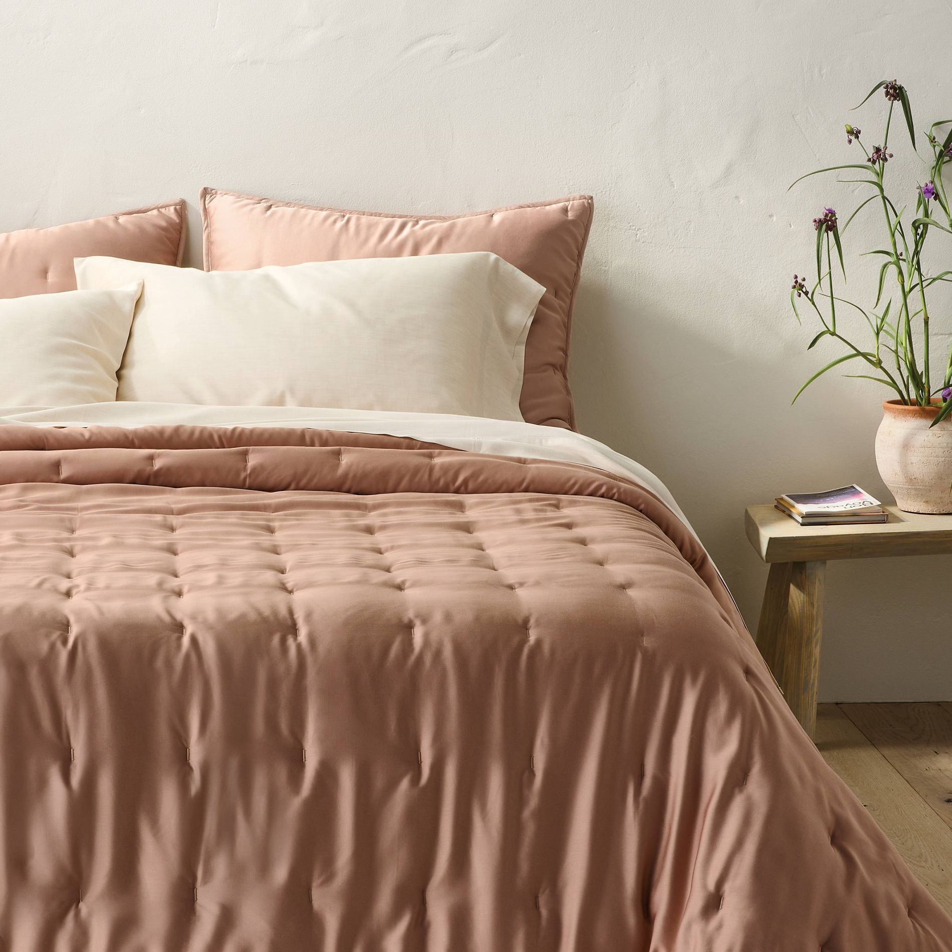 King Rayon from Bamboo Quilt Light Adobe Clay - Casaluna™