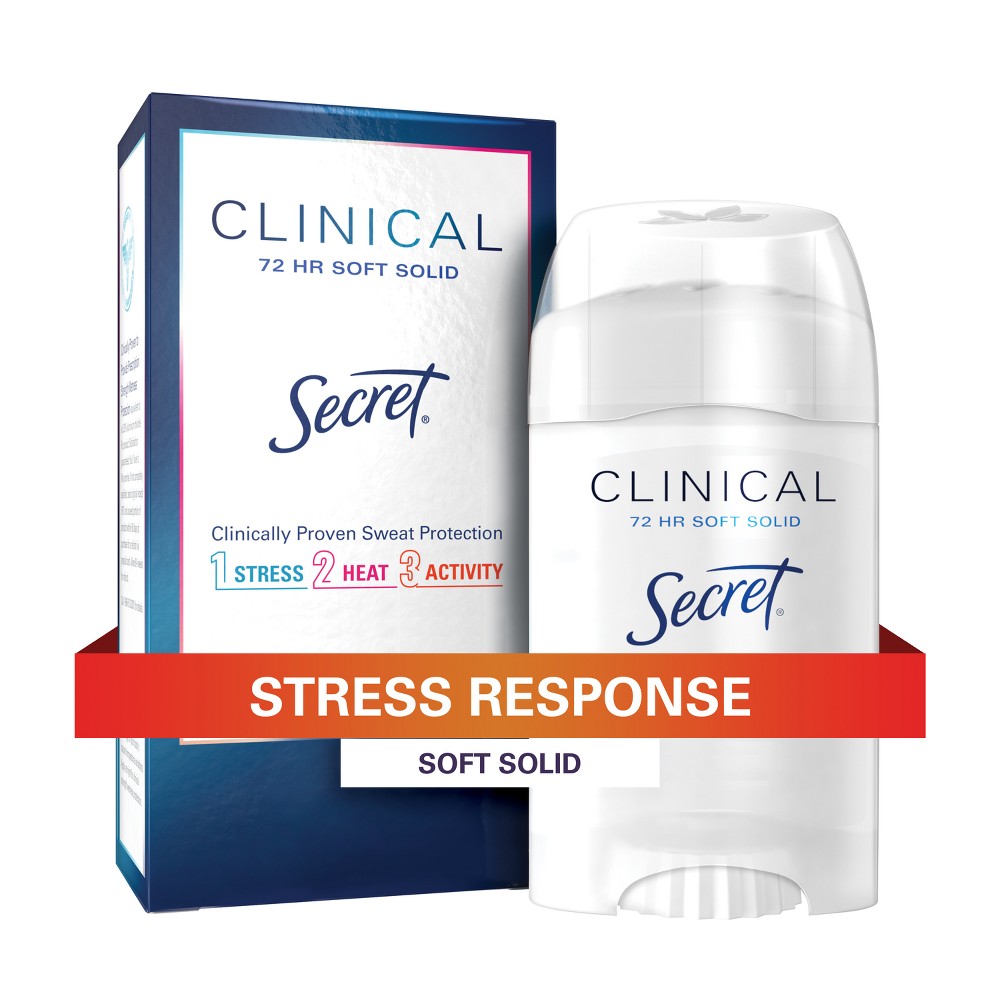 Photos - Deodorant Secret Clinical Strength Stress Response Soft Solid Antiperspirant & Deodo 
