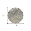 Taupe Beige And Ivory Abstract Washable Indoor Outdoor Area Rug - 3 of 4