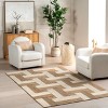 Nuloom Florentina Geometric 5x8 Jute Indoor Area Rug for Dining Room Rug Neutral Rug Living Room Rug Kitchen, Natural/Ivory - 2 of 4