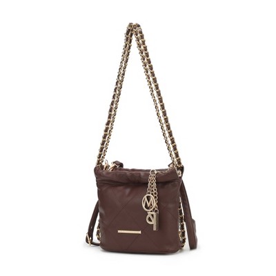 MKF Collection Loriana Quilted Shoulder Bag Stylish Vegan Leather with Spacious Design by Mia K