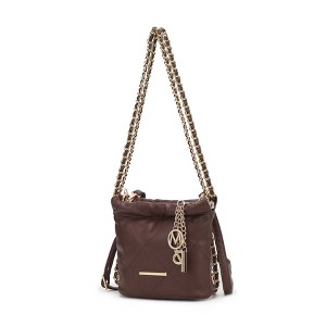 MKF Collection Loriana Quilted Shoulder Bag Stylish Vegan Leather with Spacious Design by Mia K - 1 of 4