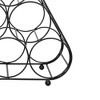 Six Bottle Wine Holder Black Metal by Foreside Home & Garden - 3 of 4