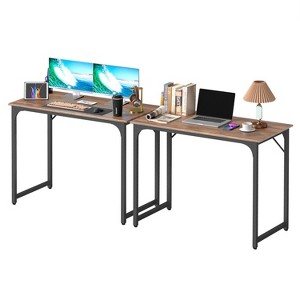 FDW Computer Desk 32/39/47 inch Length Study Writing Table Adjustable feet for Home Office - 1 of 4