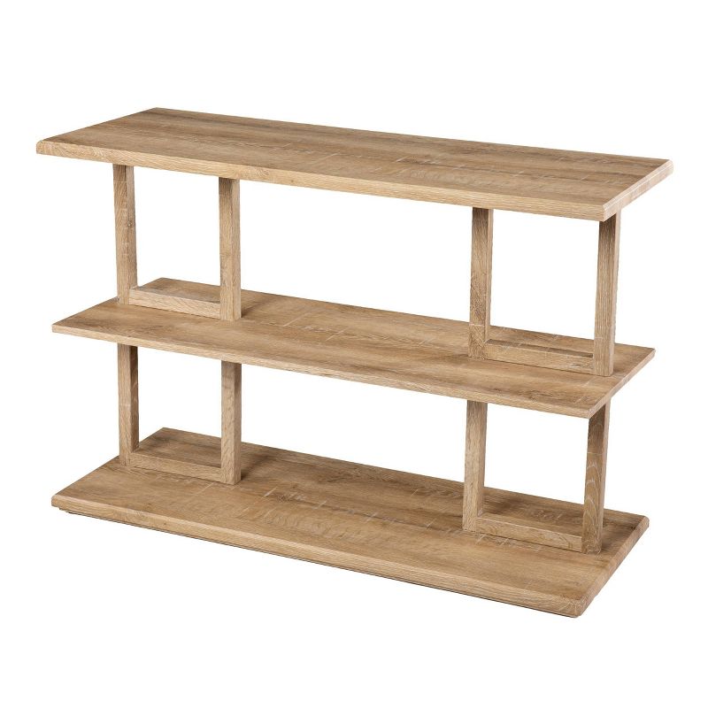 Aylbath Geometric Console Table Natural - Aiden Lane, 3 of 11