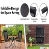 Dracelo 2 Pieces Portable Patio Folding Dining Chairs with Headrests Adjust - 4 of 4