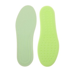 Unique Bargains Responsive Foam Shoe Inserts Fit Shoe Green Gray 1 Pair - 1 of 4