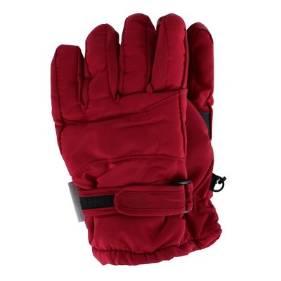 CTM Kids' 3-6 Thinsulate Lined Waterproof Winter Gloves