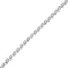 Haus of Brilliance Silver 1.0 Cttw Diamond Spiral Wave Curved-Link Tennis Bracelet - 4 of 4