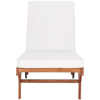 Newport Chaise Lounge Chair With Side Table  - Safavieh