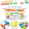 106-Piece Tube Pipe Building Toy, STEM Educational Set with Storage Box for Toddlers Ages 3+ - 3 of 4