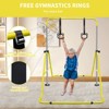 Gulches Yellow Multi-Functional Adjustable Height Children's Horizontal Gymnastic Bar With Bear Rings - 4 of 4