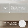Cotton Sheets Set, Blend from Linen Cotton Bedsheets, GentleSoft™ & Breathable Bedsheets with 16 Inches Pocket, Gifts for All Seasons - 4 of 4
