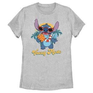 Womens Lilo & Stitch Vacay Mode T Shirt - 1 of 4