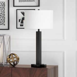 Hudson and Canal 27.25" Tall Table Lamp: Art Deco, Mid-Century Modern, UL Listed - 1 of 4