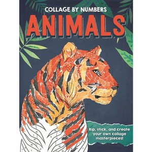 Collage by Numbers: Animals - by  Igloobooks (Paperback) - 1 of 1