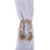 Unique Bargains Round Wooden Ball Magnetic Buckle Curtain Strap Cotton Linen Magnet Wood 2 Pcs - 4 of 4