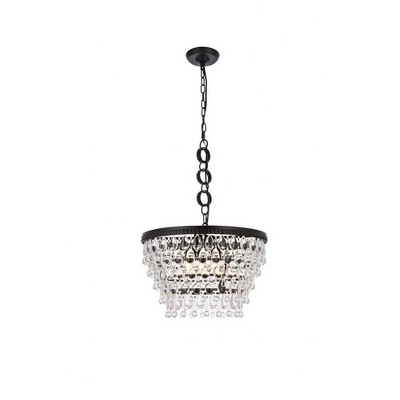 Elegant Lighting Nordic 5 - Light Pendant in  Black