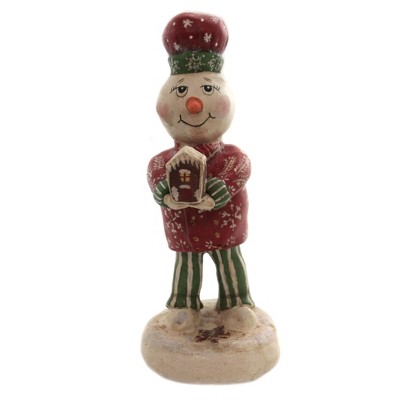 Charles Mcclenning 8.75" Gingerbread Baker Snowman Cookie Christmas  -  Decorative Figurines