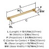 Amerock Farewind Appliance Pull for Large Panels and Oversized Cabinets - 3 of 4