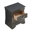 Passion Furniture Lorana 2-Drawer Nightstand (24 in. H x 21 in. W x 16 in. D) - 3 of 4