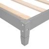 Sapphtopaz Daybed Bed Frame with Backrest and Armrest Mid-Century Modern Sofa Bed with Slats Support for Bedroom, Apartment - 4 of 4