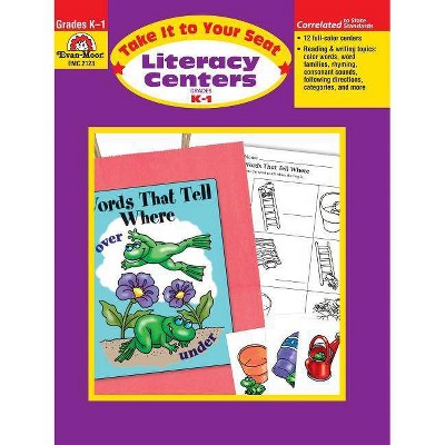 Literacy Centers Grades K-1 - (Take It to Your Seat) by  Evan-Moor Educational Publishers (Paperback)