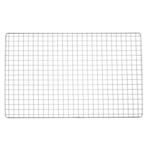 Unique Bargains Stainless Steel Cross Wire BBQ Grill Net for Baking Roasting - 1 of 4