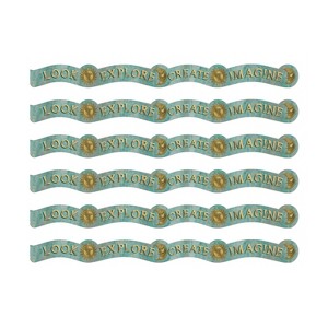 Eureka® Curiosity Garden Dream Explore Create Imagine Extra Wide Deco Trim®, 37 Feet Per Pack, 6 Packs - 1 of 4