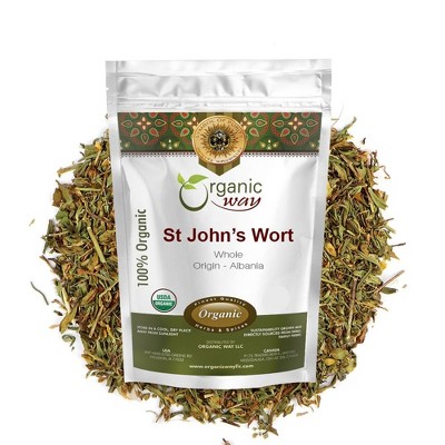 Organic St. John'S Wort Whole 1/4 Lbs