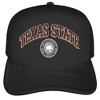 Official Texas State University Classic Seal Foam Snapback Trucker Hat - for Men and Women Black One Size - 2 of 4