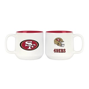 NFL San Francisco 49ers Inner Color 2pk Mug - 15oz - 1 of 1