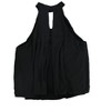 bar III Womens Keyhole Cold Shoulder Blouse, Black, X-Large - 2 of 2