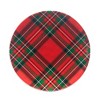 Certified International Set of 6 Christmas Plaid Melamine Salad Plates - 2 of 3