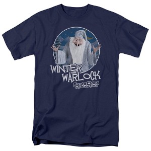 Men's Santa Claus Is Comin To Town Winter Warlock T-Shirt - 1 of 4