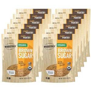 Woodstock Organic Brown Sugar - Case of 12/16 oz - 1 of 4