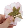 Unique Bargains Artificial Flower Peony Hair Clip 2 Pcs - 4 of 4