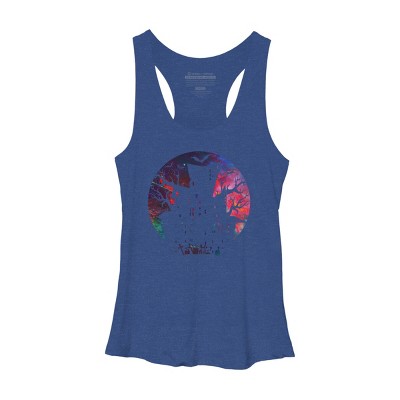 Women's Design By Humans Halloween home By durungkapok Racerback Tank Top