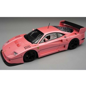 Ferrari F40 LM Pink Metallic with Black 5 Spoke Rims "Press Version" (1996) Limited Ed to 60 pieces 1/18 Model Car by Tecnomodel - 1 of 3
