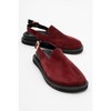 Laby - Burgundy Suede Leather Clogs (Women) | Forever & Always Shoes - 2 of 4