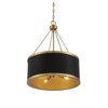 Savoy House Delphi 6 - Light Pendant in  Black/Warm Brass - 4 of 4