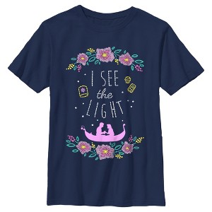 Boy's Tangled Rapunzel and Flynn I see the Light T-Shirt - 1 of 4