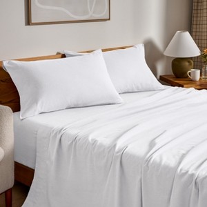 100% Cotton Flannel Sheet Set by Bare Home - 1 of 4