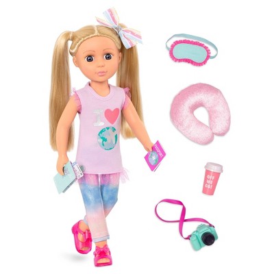 Glitter Girls Percy with Travel Accessories 14" Poseable Doll