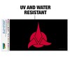Star Trek Klingon Shield Automotive Bumper Sticker - 2 of 4