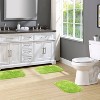 3pc Traditional Nylon Washable Bathroom Rug Set - Garland Rug - 2 of 4
