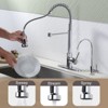WOWOW 2-in-1 Kitchen Faucet Set, SUS 304 Stainless Steel Pull Down Faucet with Drinking Water Faucet - 4 of 4